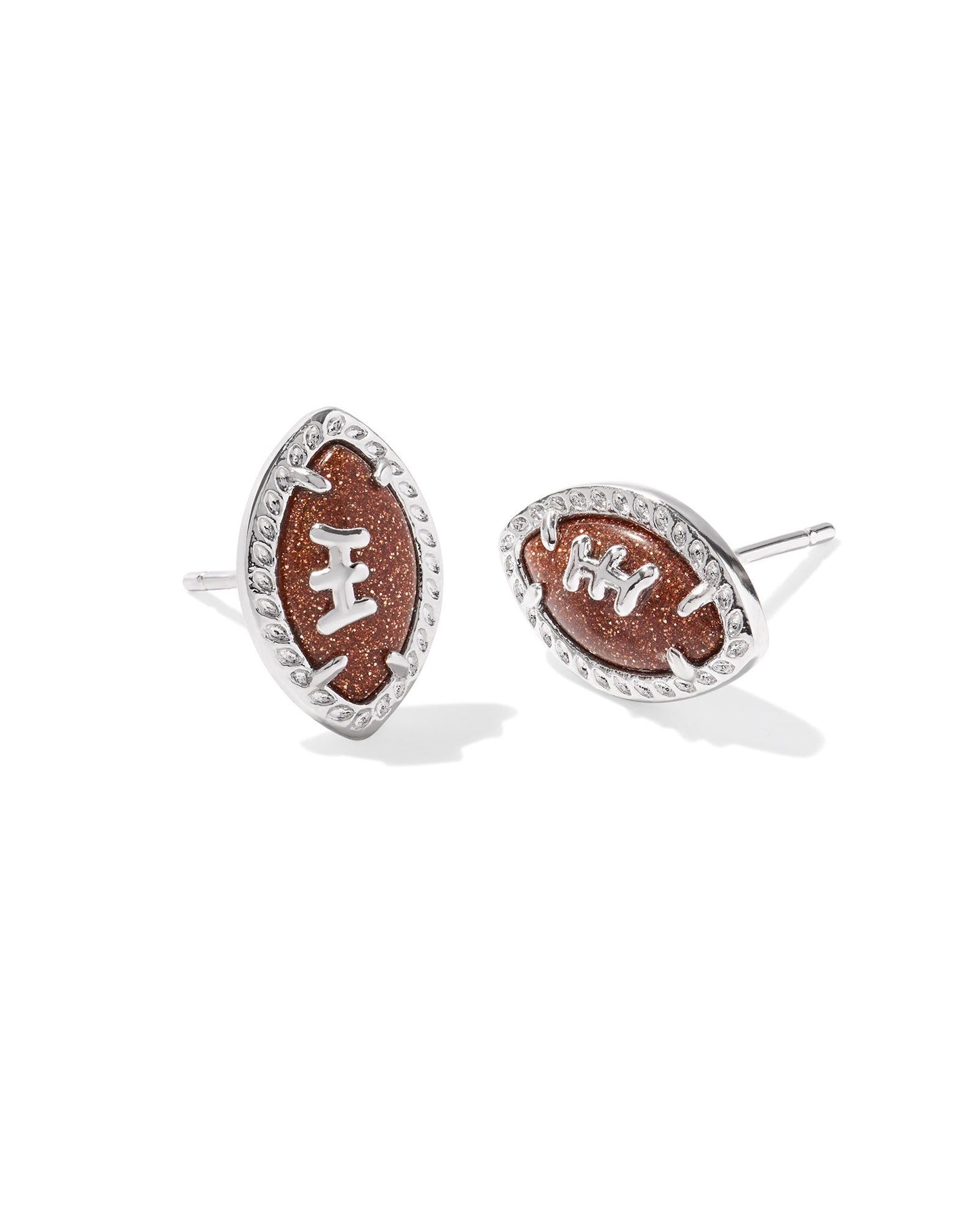 Football Stud Earrings - Brazos Avenue Market
