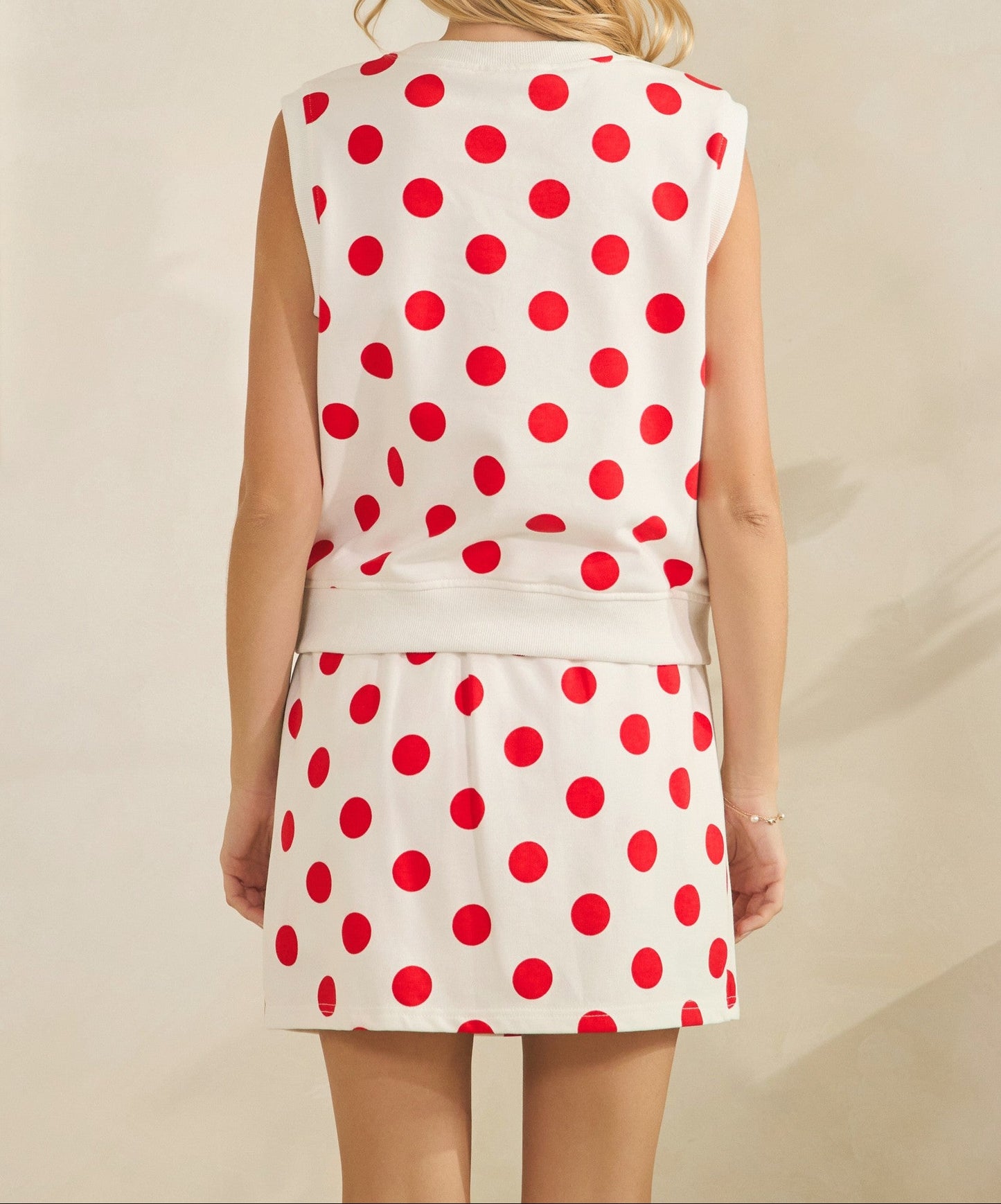 Monroe Polka Dot Skort Set