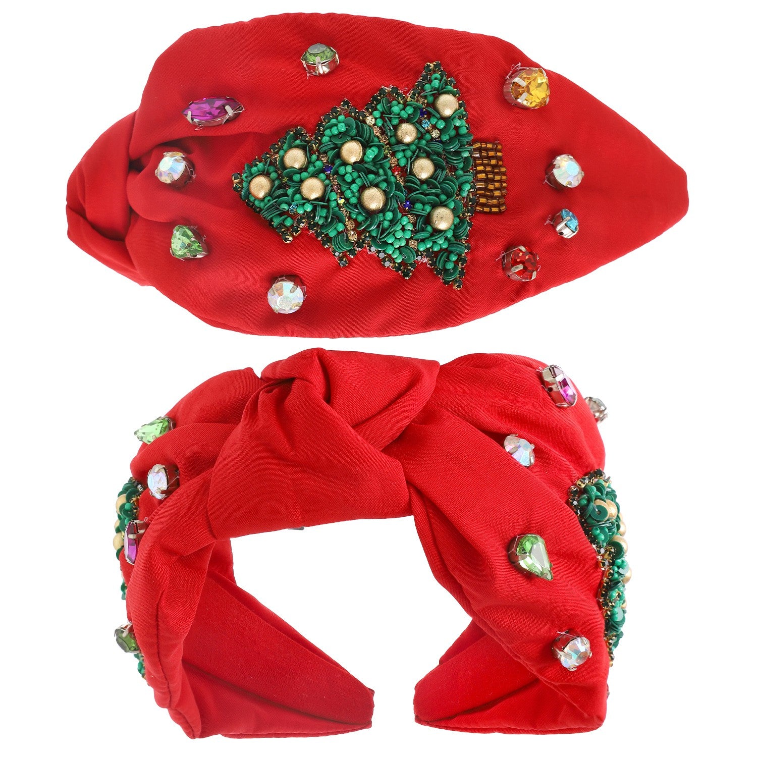 Red Christmas Tree Headband Brazos Avenue Market red-christmas-tree-headband-brazos-avenue-market