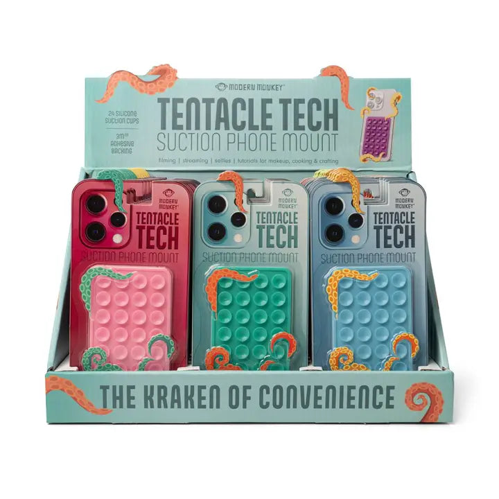 Modern Monkey Tentacle Tech Suction Phone Mount Modern Monkey Tentacle Tech Suction Phone Mount