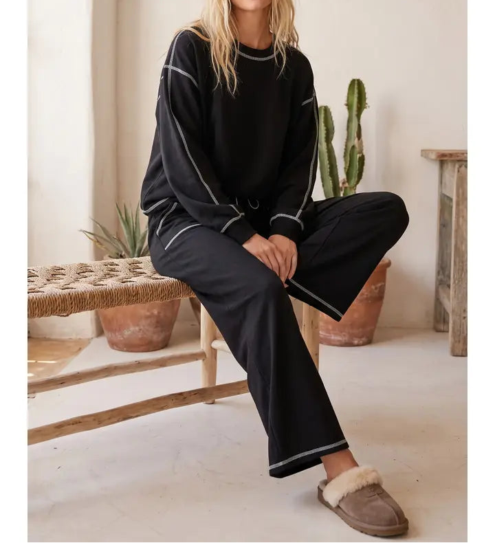 Contrast Stitch Set - Brazos Avenue Market