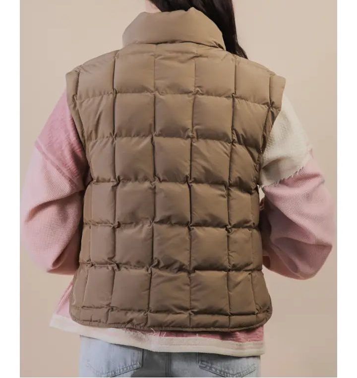 Puffer Padded Warm Vest - Brazos Avenue Market