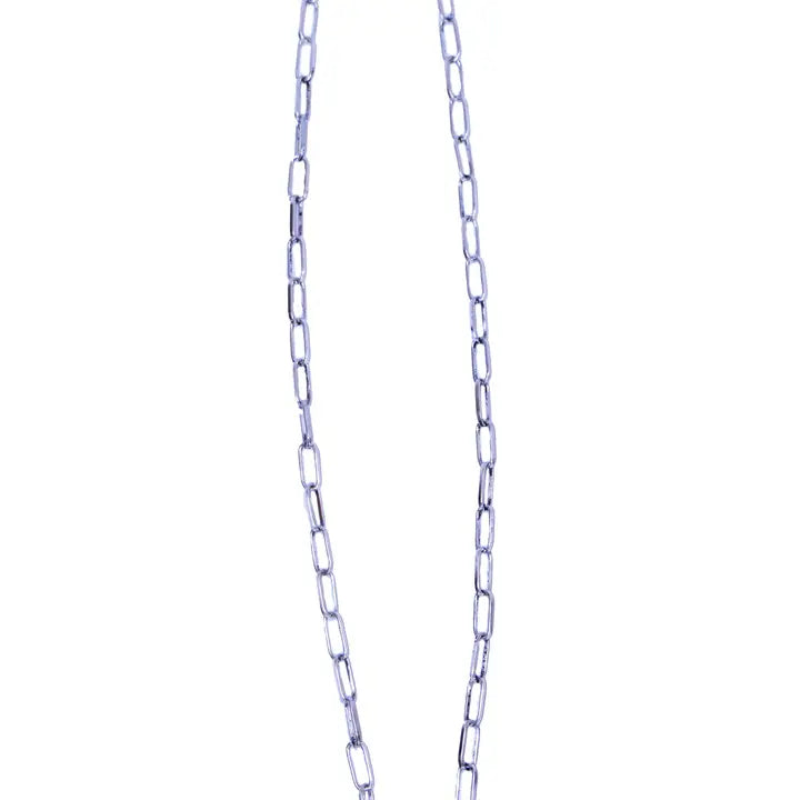 32" Multi-Way Burnished Silver Chain - Brazos Avenue Market