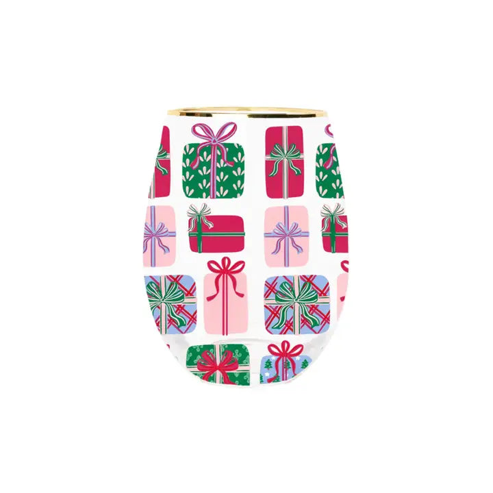 Mary Square Stemless Wine Glass