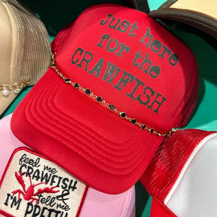 Just Here For the Crawfish Trucker - Brazos Avenue Market