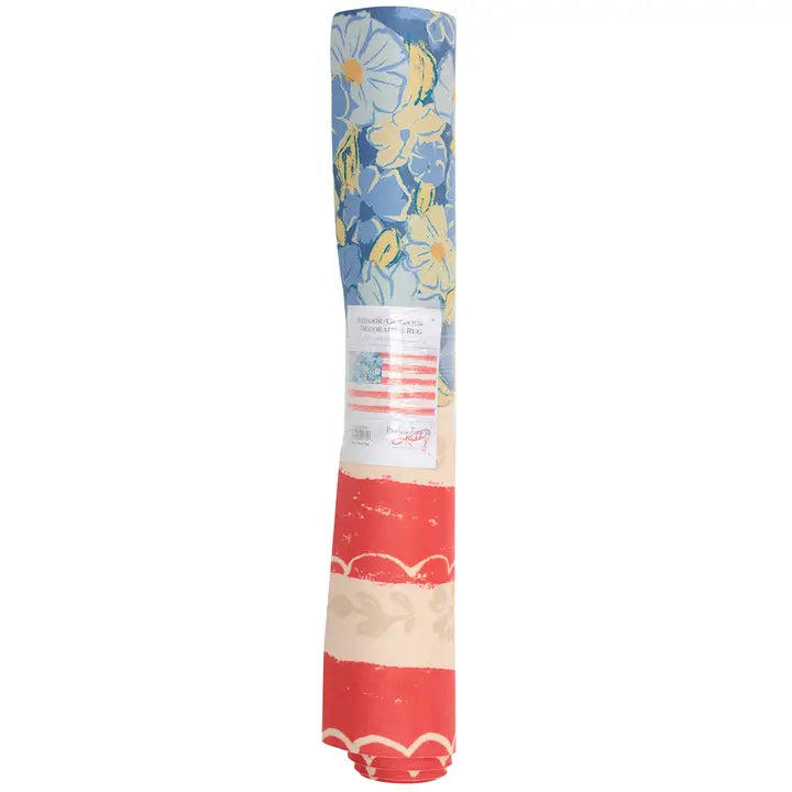 Floral Flag Rug