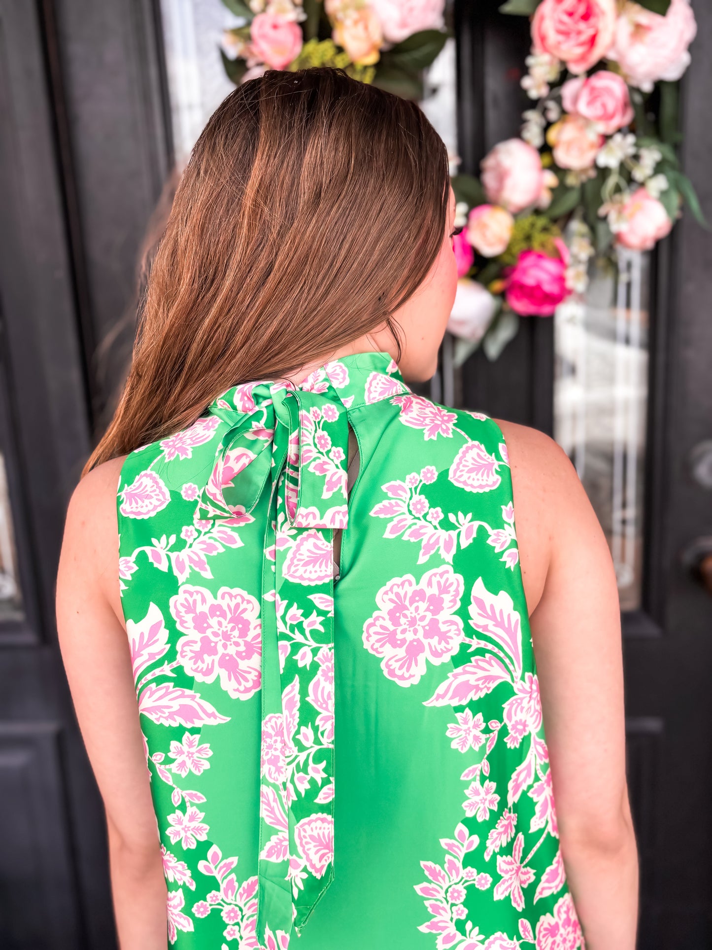 Halter Green Maxi
