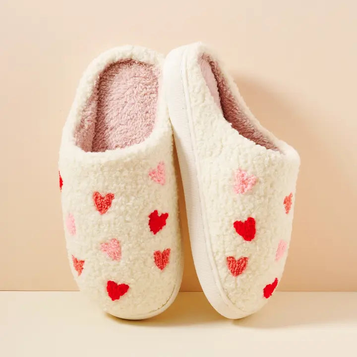 Hearts Slippers - Brazos Avenue Market