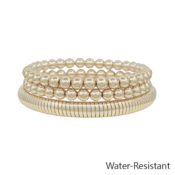 6MM Beaded Stretch Bracelet Set - Brazos Avenue Market