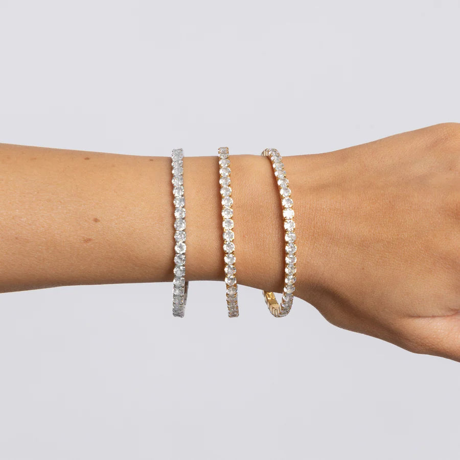 Eileen CZ Stretch Bracelet - Brazos Avenue Market