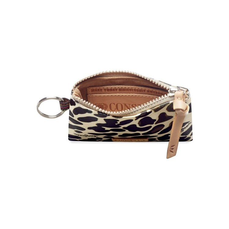 Mona Brown Leopard Teeny Pouch - Brazos Avenue Market