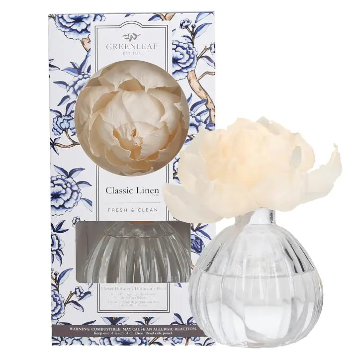 Green Leaf Flower Diffuser - Brazos Avenue Market