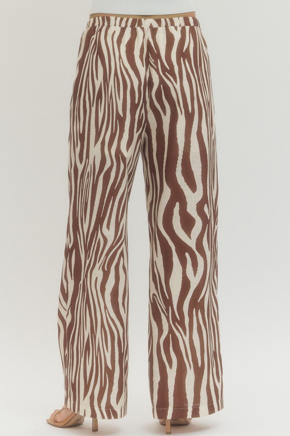 Wild Side Zebra Pants - Brazos Avenue Market