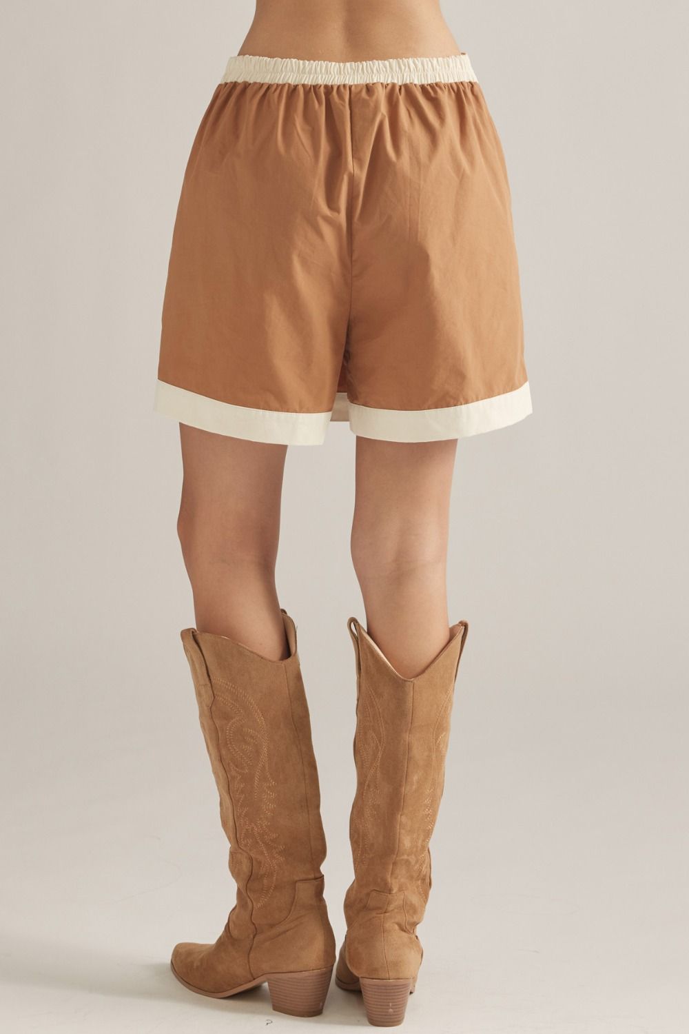 Camel Colored Two Piece Set
