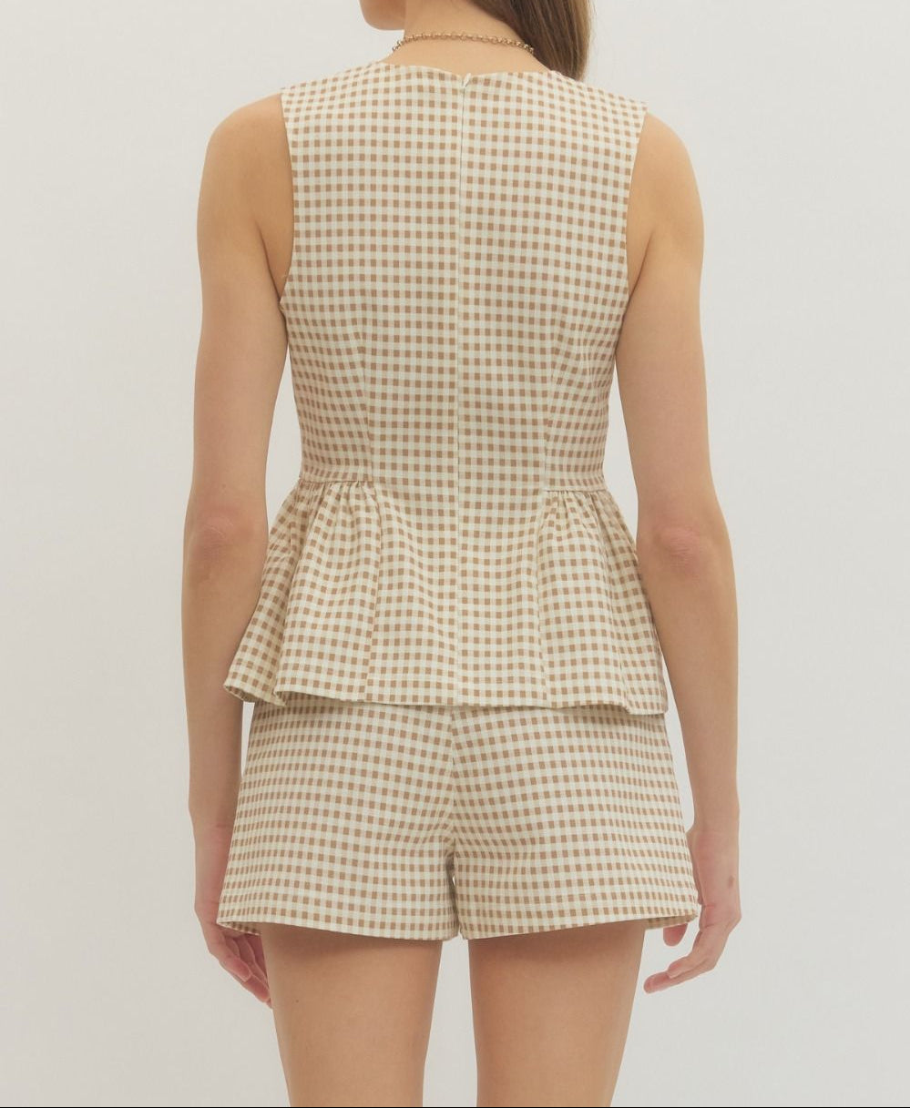 Southern Charm Peplum Top - Brazos Avenue Market