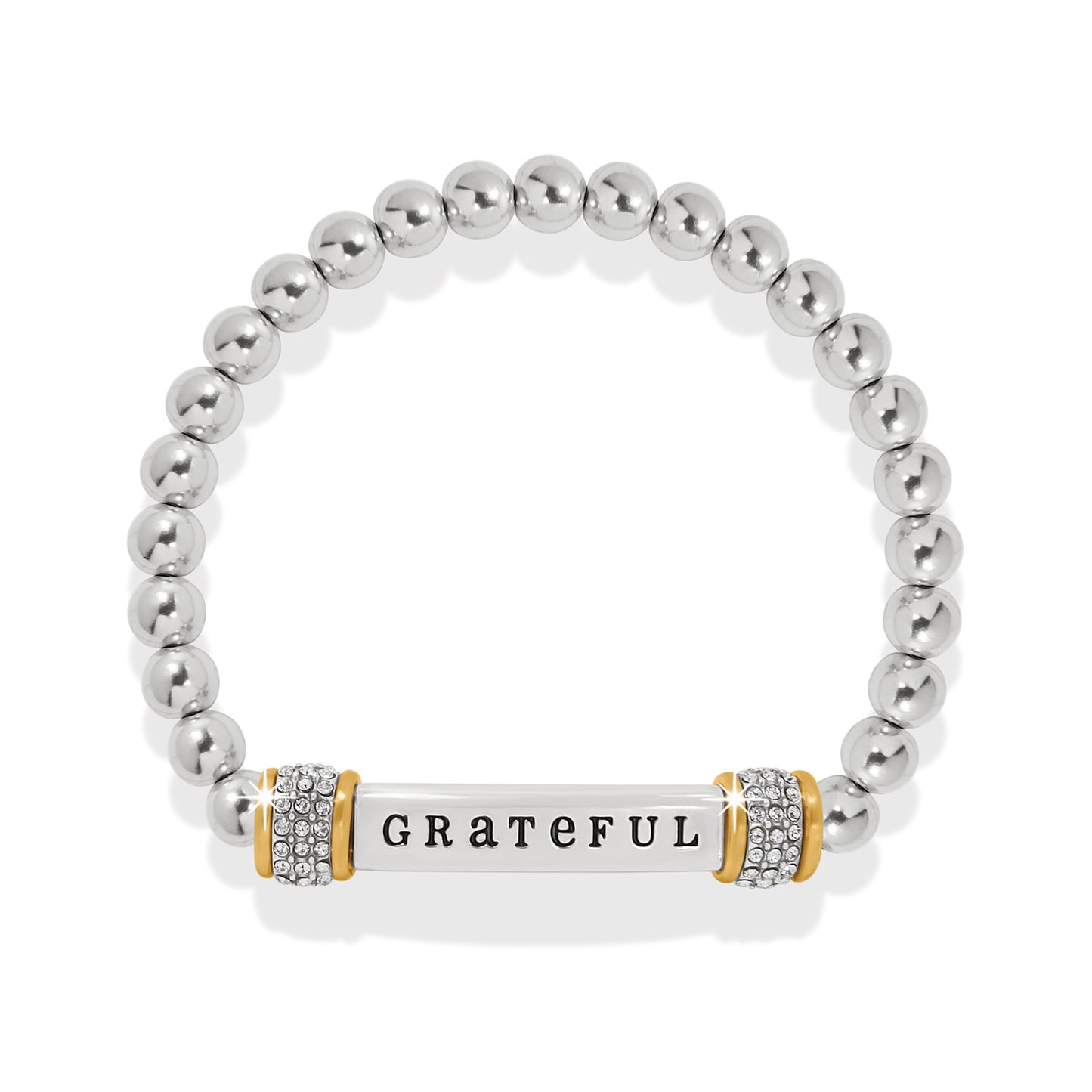 Meridian Grateful Two Tone Stretch Bracelet - Brazos Avenue Market