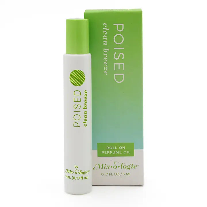 Poised - Clean Breeze Rollerball Perfume Oil Roll-On - Brazos Avenue Market