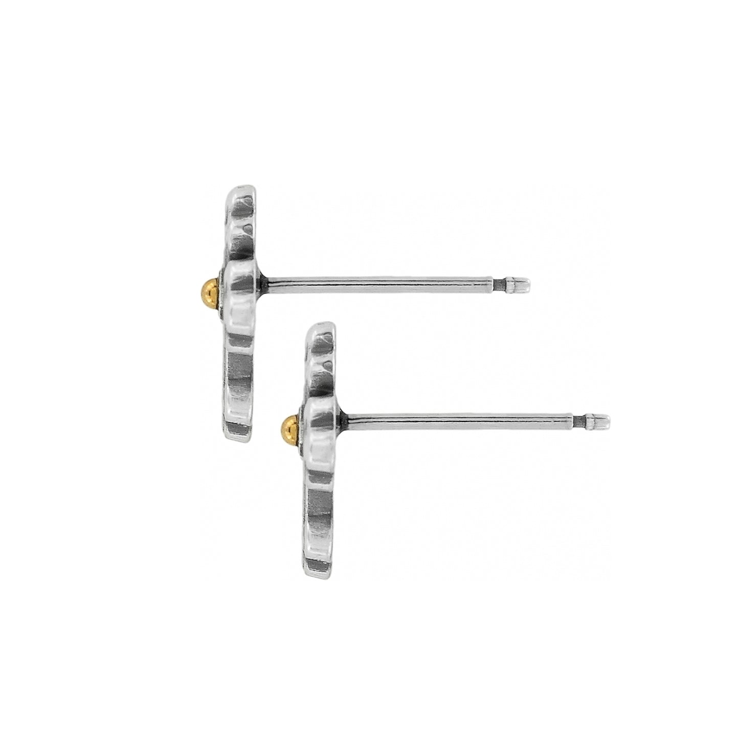 Luna Cross Mini Post Earrings - Brazos Avenue Market