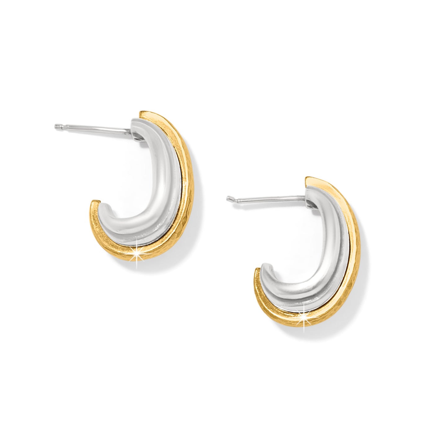 Ferrara Deco Small Hoop Earrings - Brazos Avenue Market