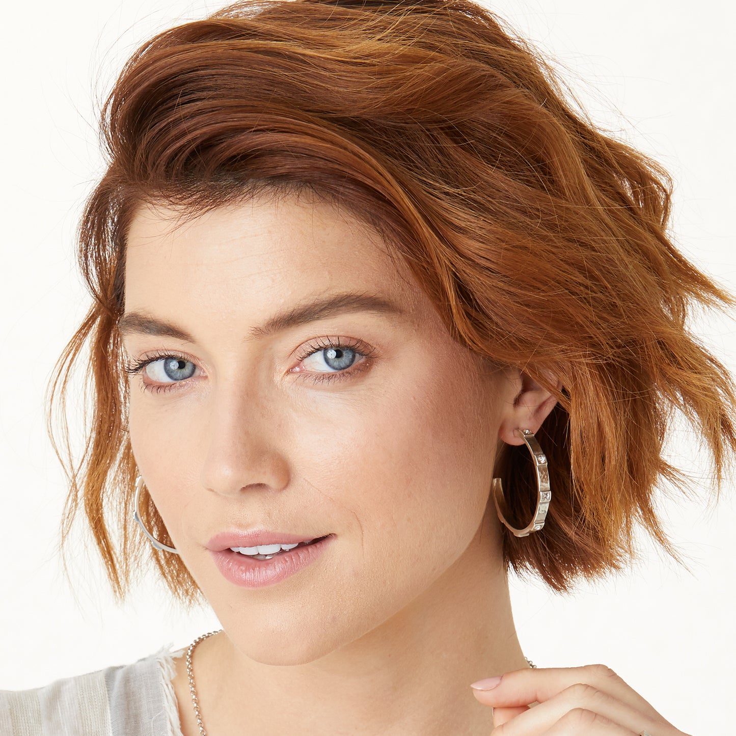 Meridian Zenith Station Hoop Earrings - Brazos Avenue Market