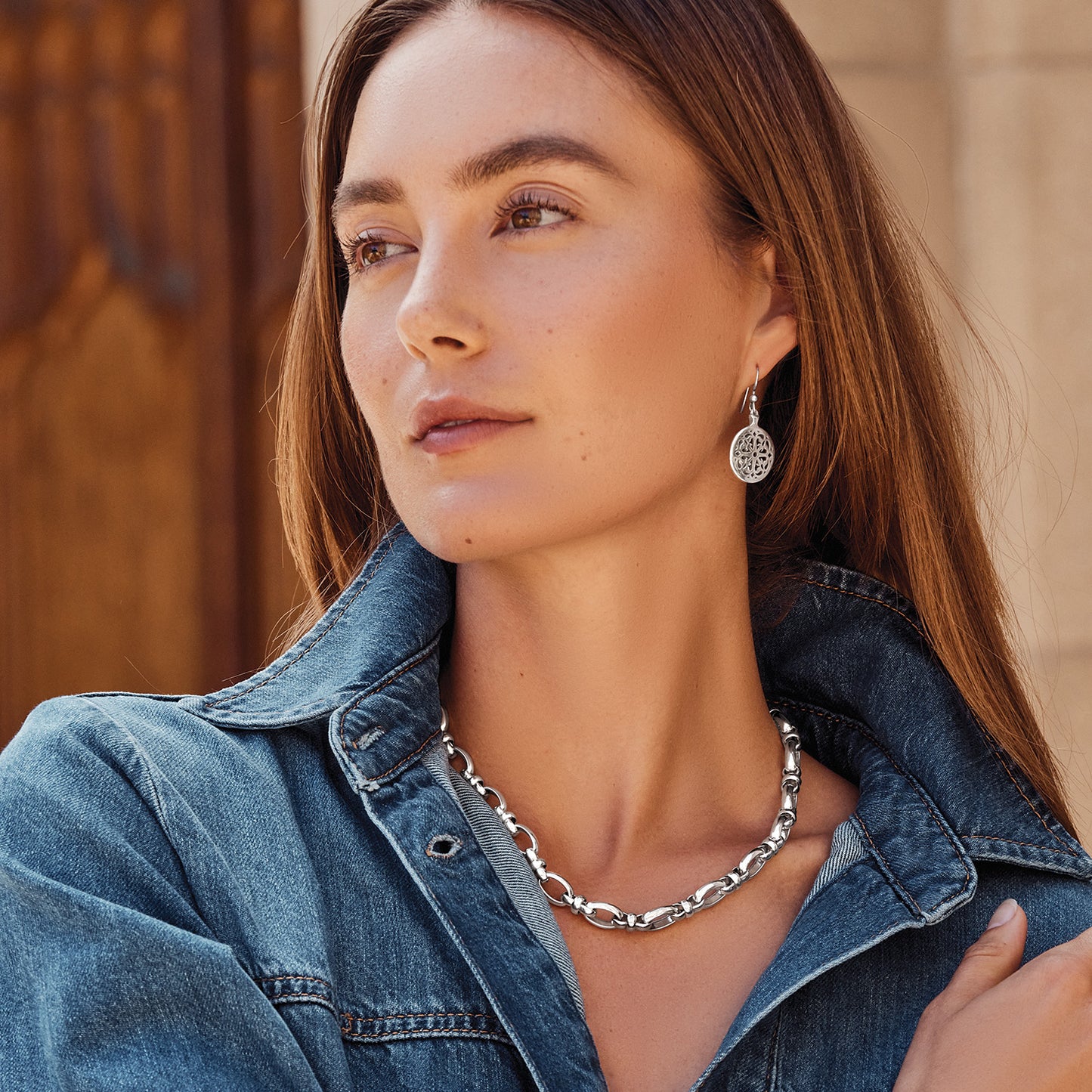 Ferrara Siena Chain Necklace - Brazos Avenue Market