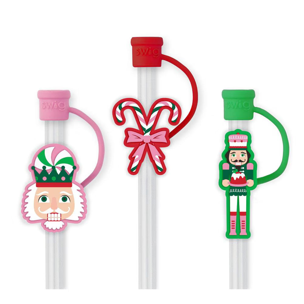Sugar Plum Soldiers Straw Topper Set - Brazos Avenue Market