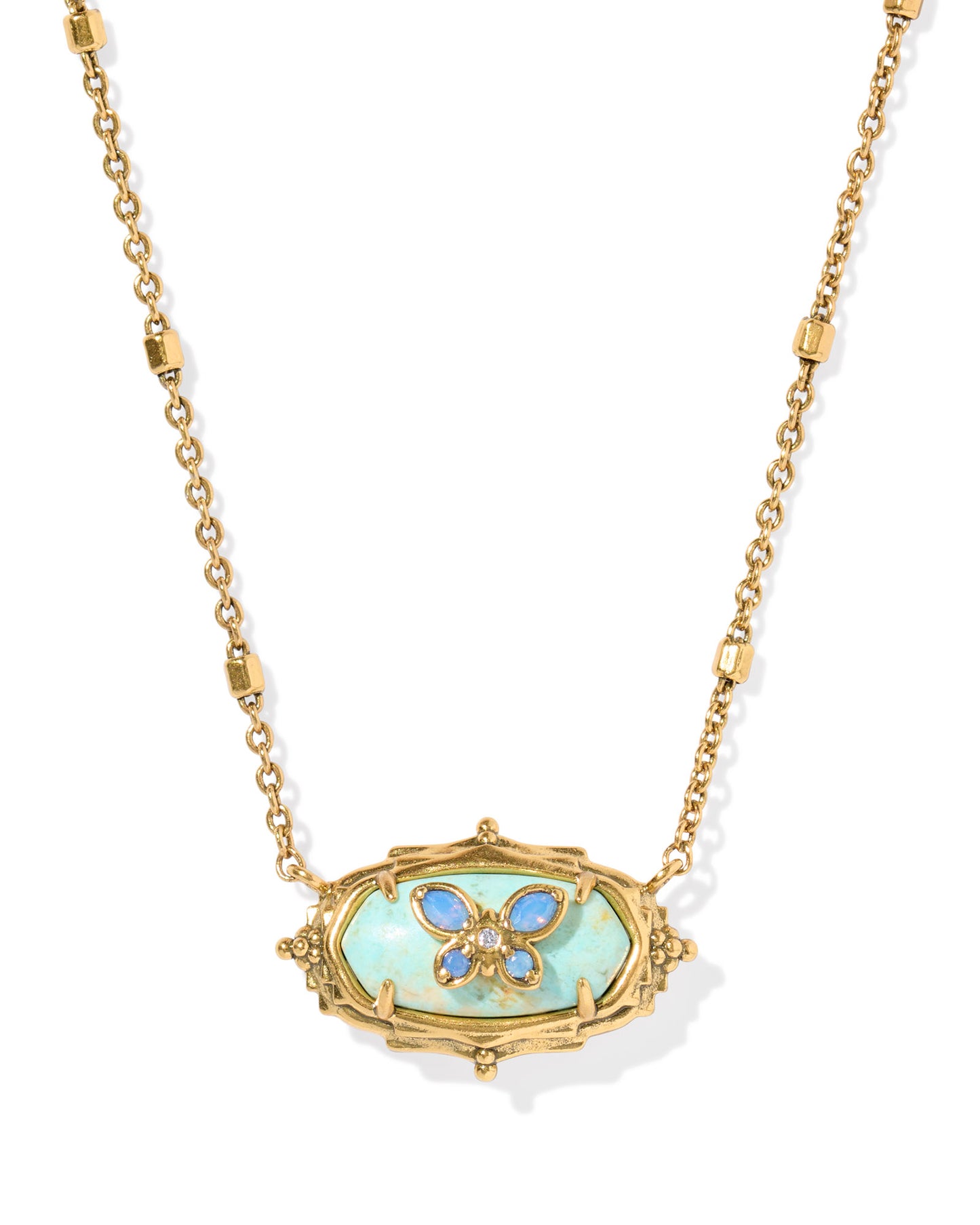 Dolly Parton Elissa Butterfly Short Pendant Necklace - Brazos Avenue Market