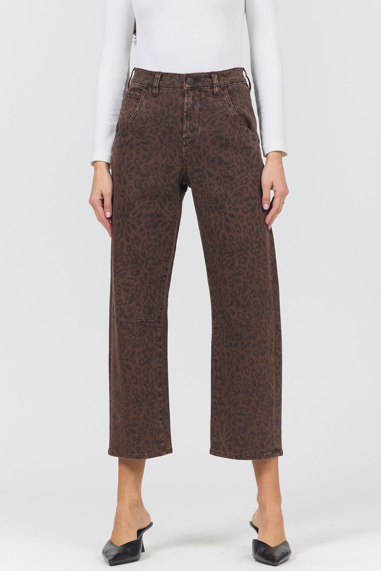 Dear John Denim Lasso Jeans - Brown Leopard
