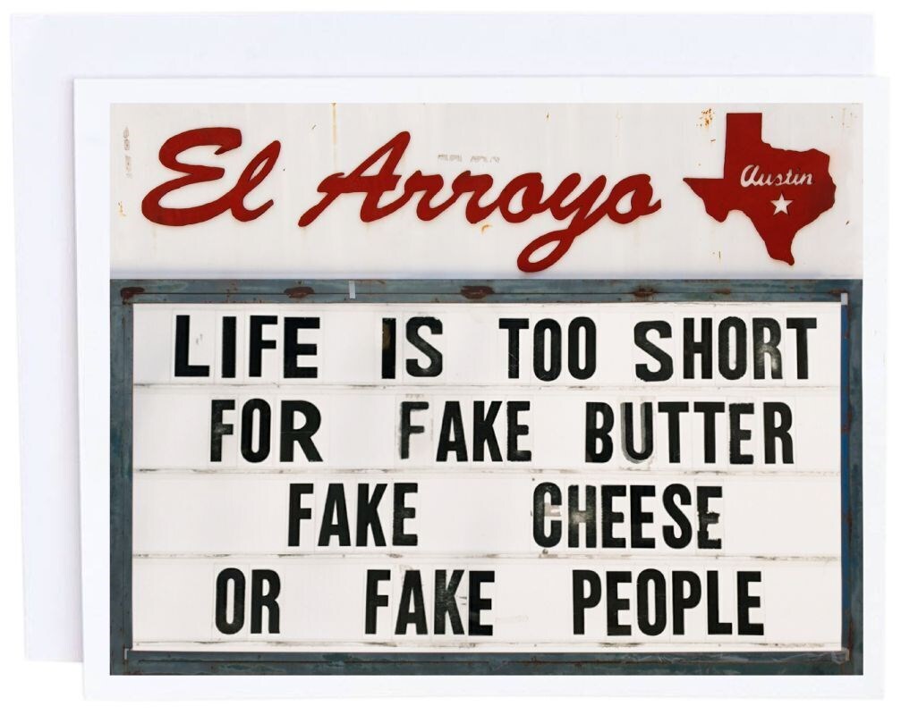 El Arroyo Greeting Card - Brazos Avenue Market