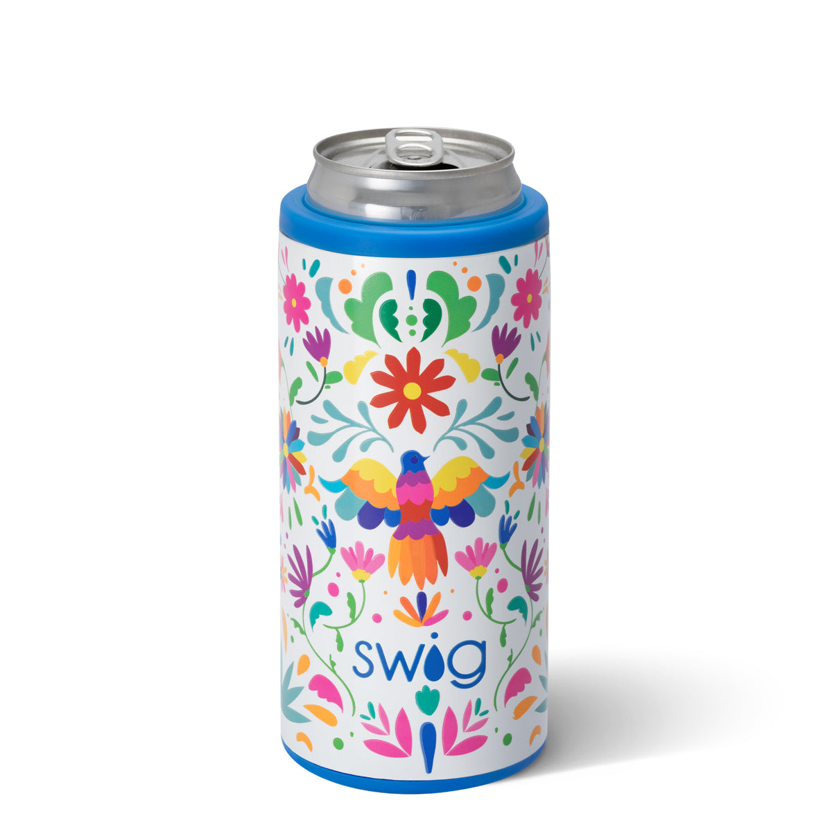 Viva Fiesta Skinny Can Cooler 12 oz - Brazos Avenue Market