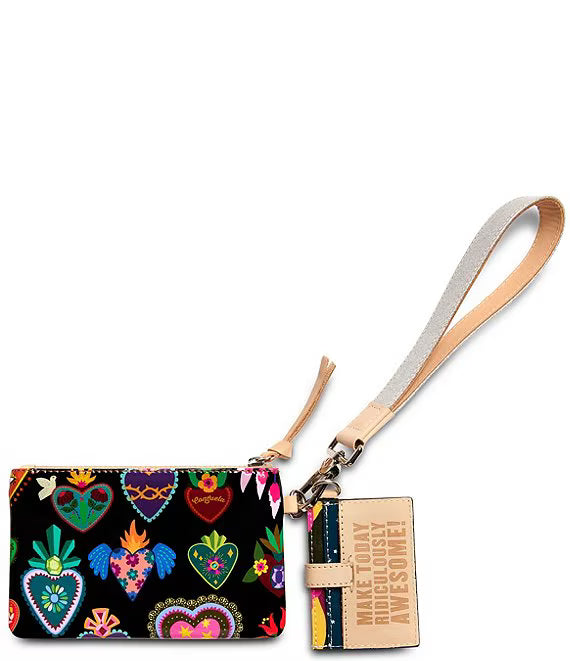 Vida Hearts Combi Wristlet
