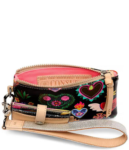 Vida Hearts Combi Wristlet