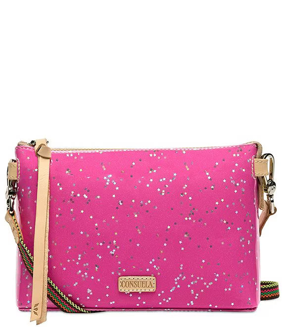 Berry Glittery Midtown Crossbody