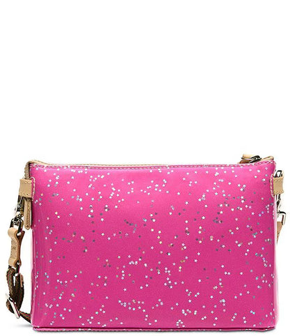 Berry Glittery Midtown Crossbody