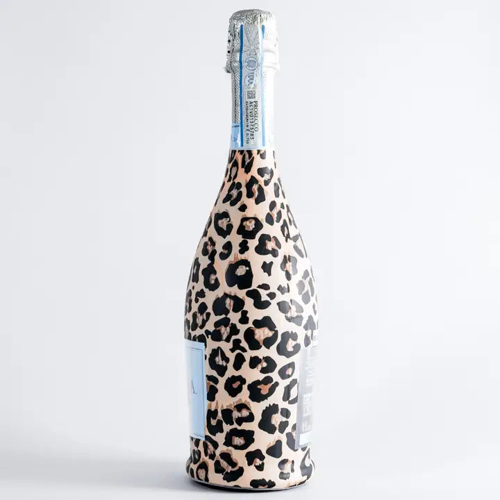 Beau Bottles Tan Leopard - Prosecco Collection