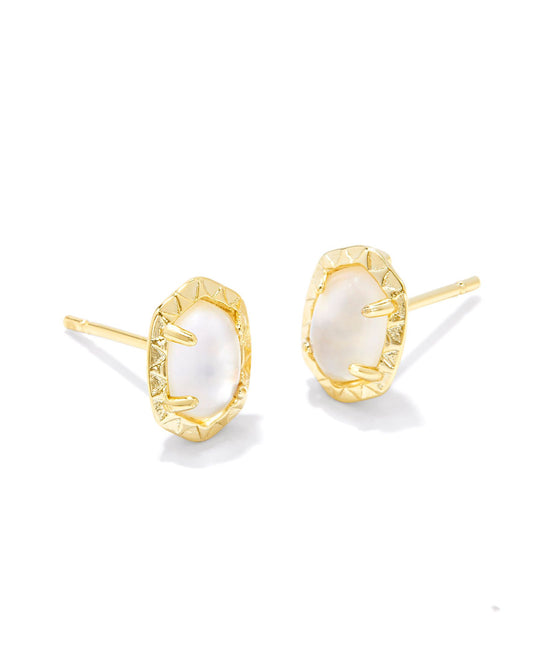 Daphne Silver Stud Earrings - Brazos Avenue Market 