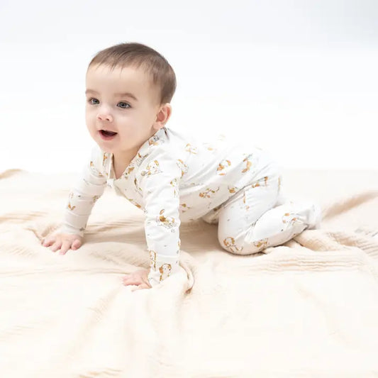 Explorer Puppy - 2 Way Zipper Footie - Brazos Avenue Market 