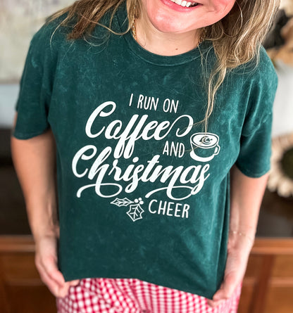 Coffee and Christmas Tee - Brazos Avenue Market 