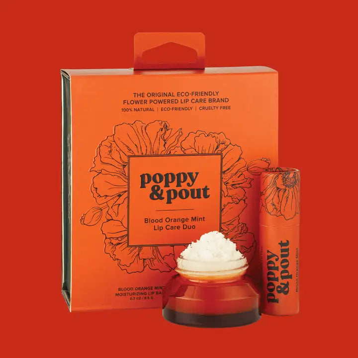 Poppy & Pout Lip Care Duo - Brazos Avenue Market 