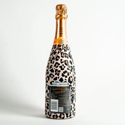 Beau Bottles Tan Leopard- Champagne Collection - Brazos Avenue Market 