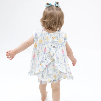 Ribbon Bouquets - Ruffle Back Top and Bloomer - Brazos Avenue Market 