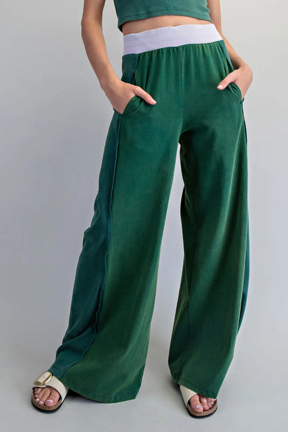 Forest Green Two Piece Set - Brazos Avenue Market 