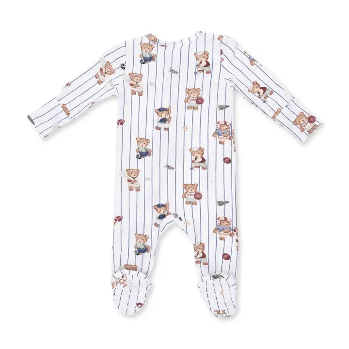 Mixed Sports Bears - 2 Way Zipper Footie