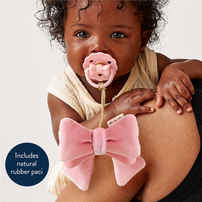 Bitzy Pal Natural Rubber Pacifier & Plush - Brazos Avenue Market 