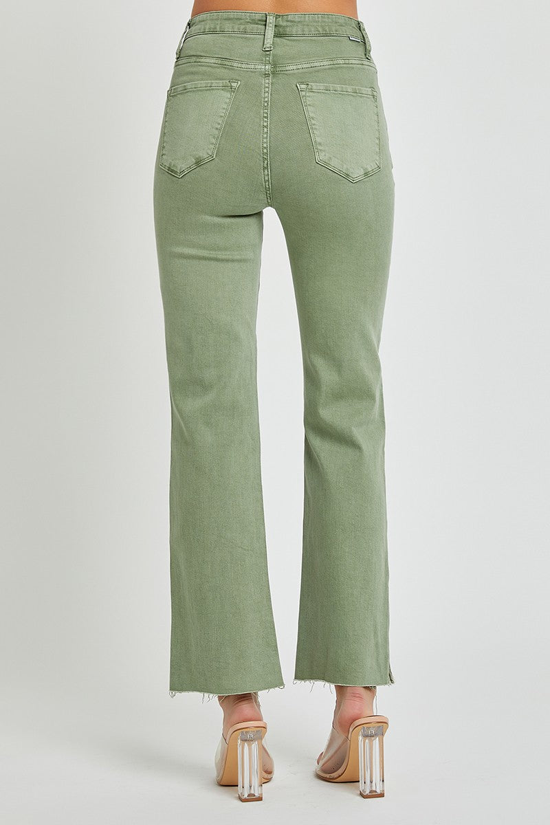 Olive Tummy Control Jeans