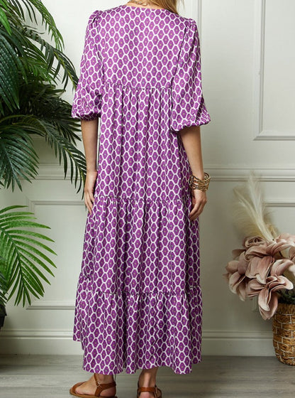 Purple Maxi Dress - Brazos Avenue Market 