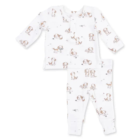 Explorer Puppy Blue - Long Sleeve Henley Play Set
