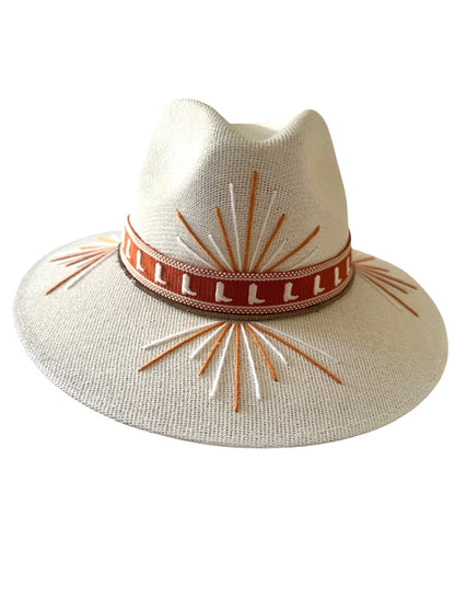School Spirit Embroidered Fedora - Brazos Avenue Market 