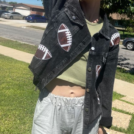 Gameday Corduroy Jacket - Brazos Avenue Market 