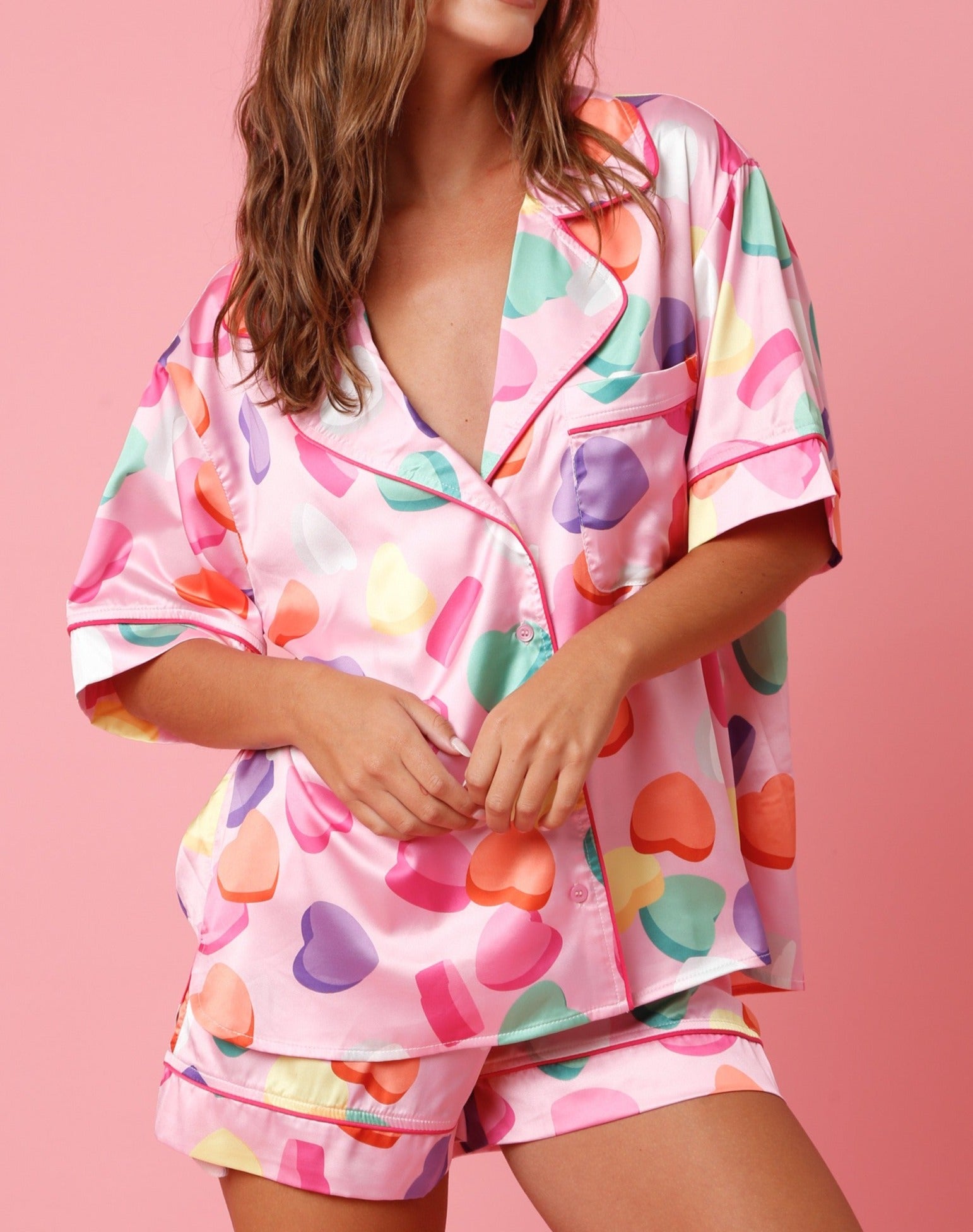 Valentines Candy Pajama Shirt - Brazos Avenue Market 